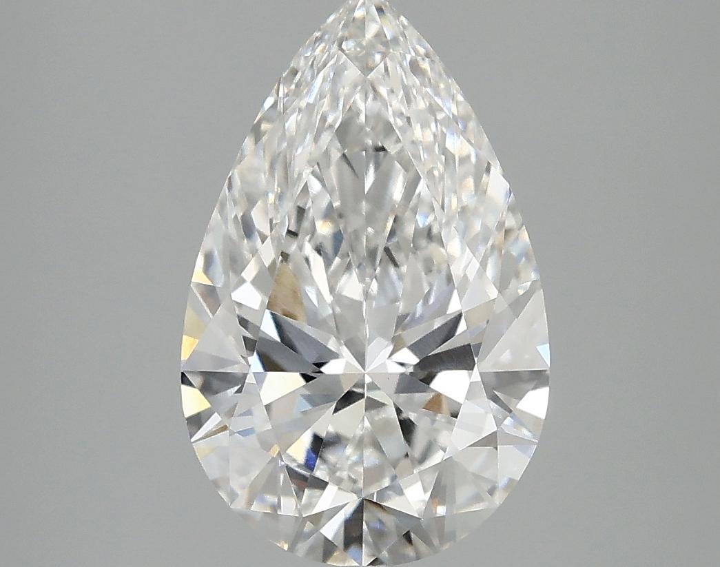 2.81 Carat Pear Shaped Ideal Cut VVS2 IGI Certified Lab Grown Diamond