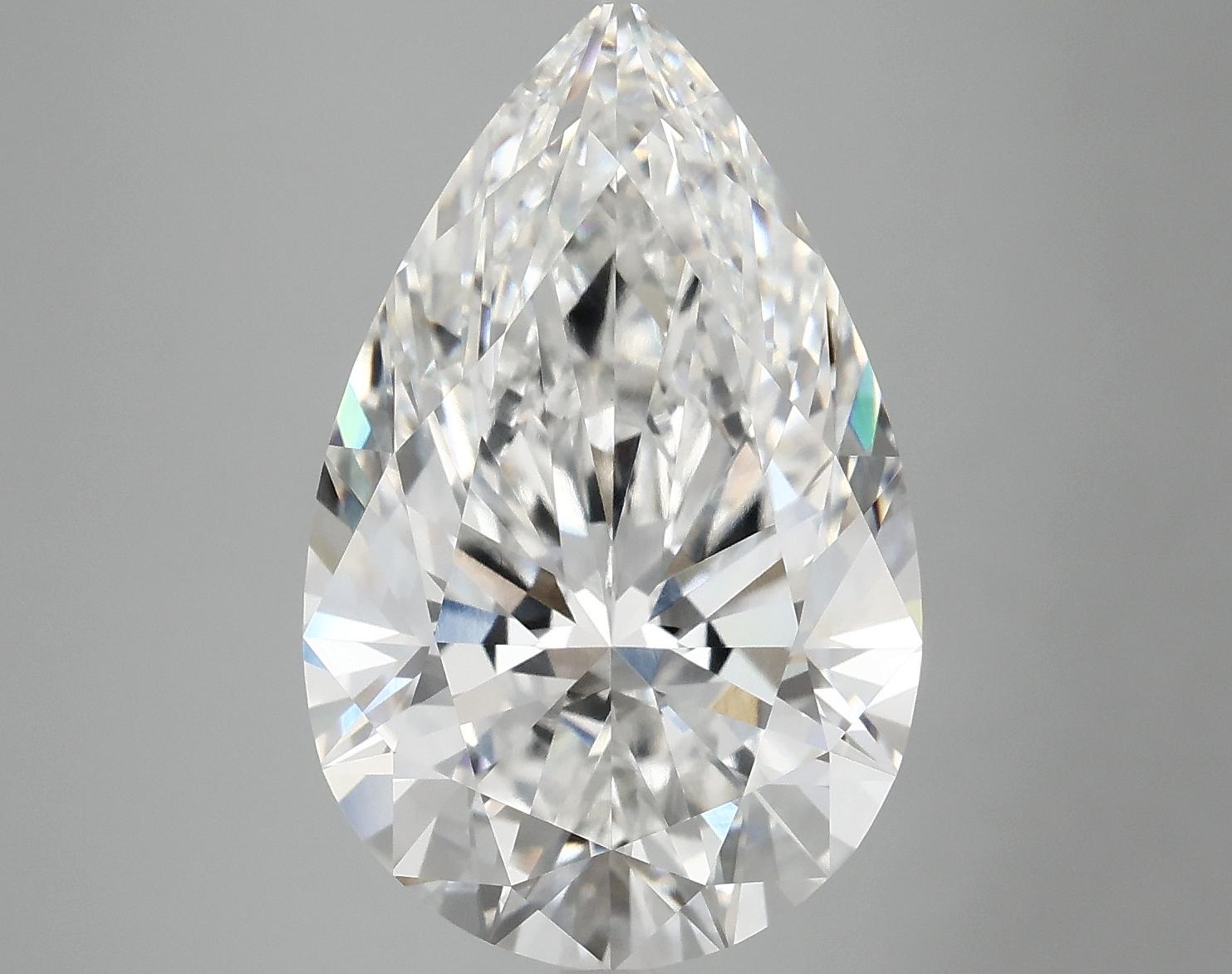7.19 Carat Pear Shaped Ideal Cut VVS2 IGI Certified Lab Grown Diamond