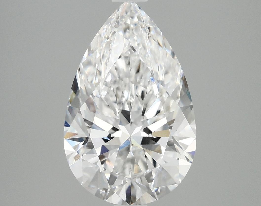 3.03 Carat Pear Shaped Ideal Cut VVS2 IGI Certified Lab Grown Diamond