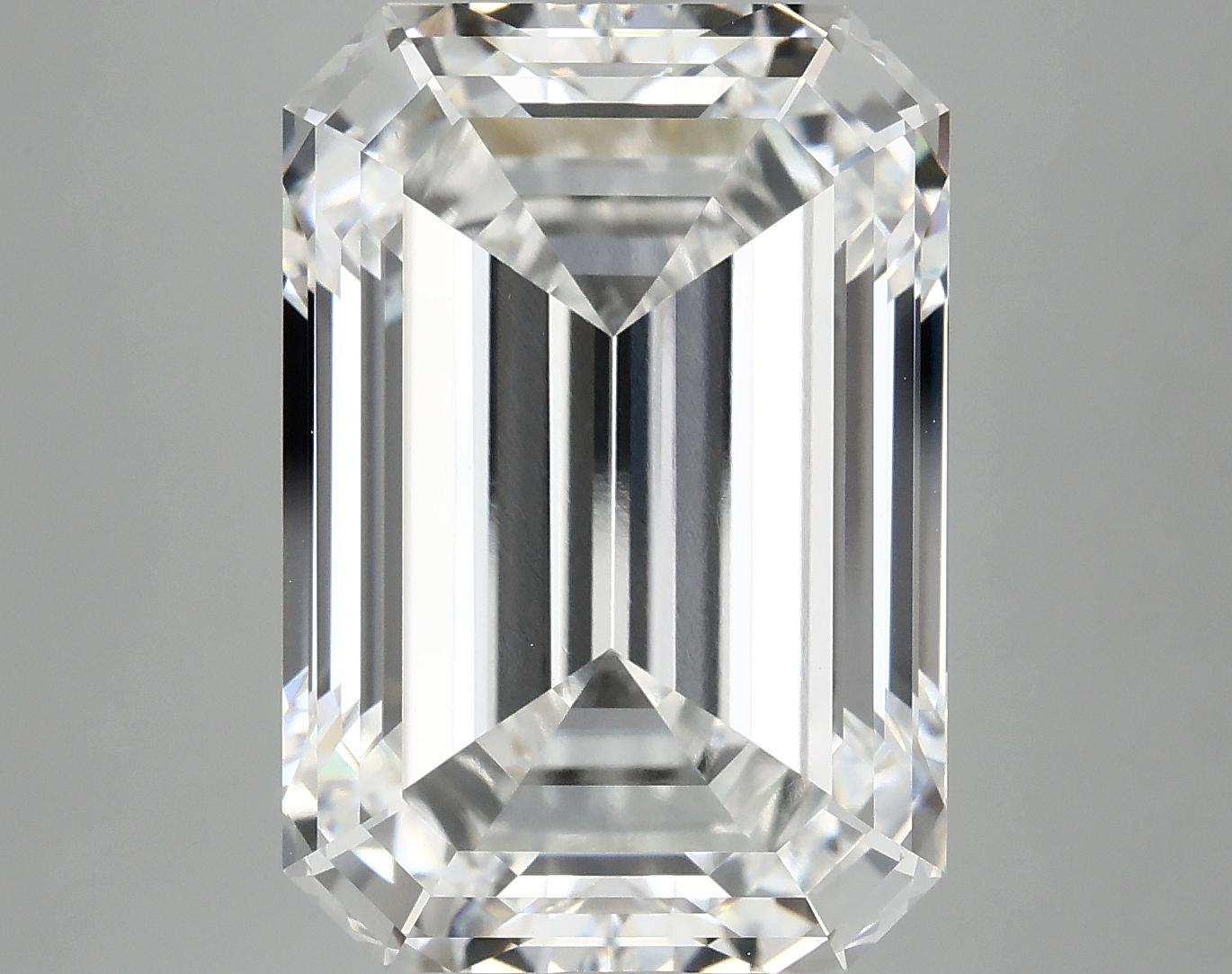 12.09 Carat Emerald Shaped Ideal Cut VVS2 IGI Certified Lab Grown Diamond