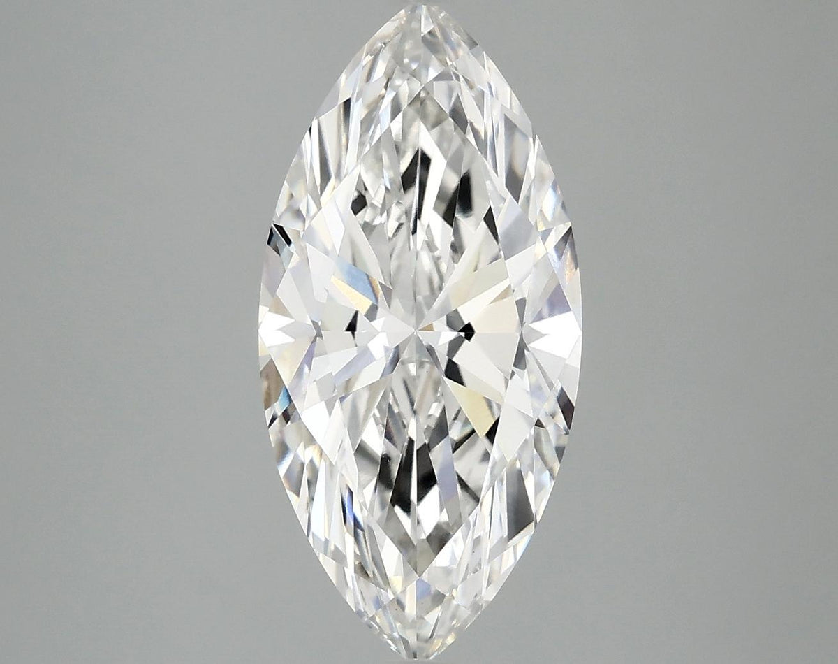 2.99 Carat Marquise Shaped Excellent Cut VVS2 IGI Certified Lab Grown Diamond