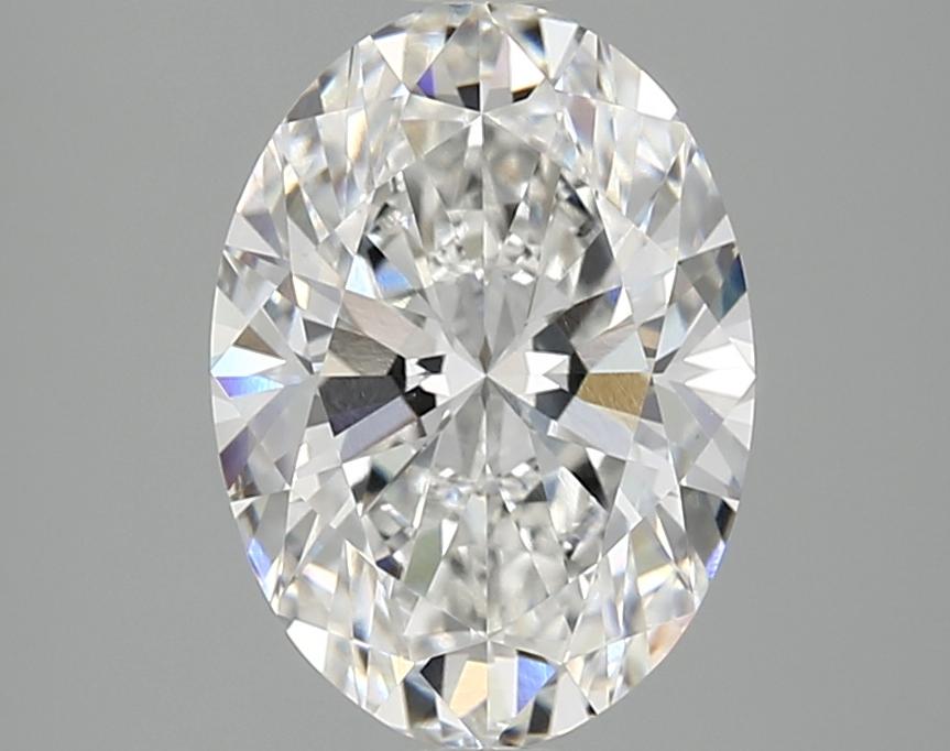 3.02 Carat Oval Shaped Ideal Cut VVS2 IGI Certified Lab Grown Diamond