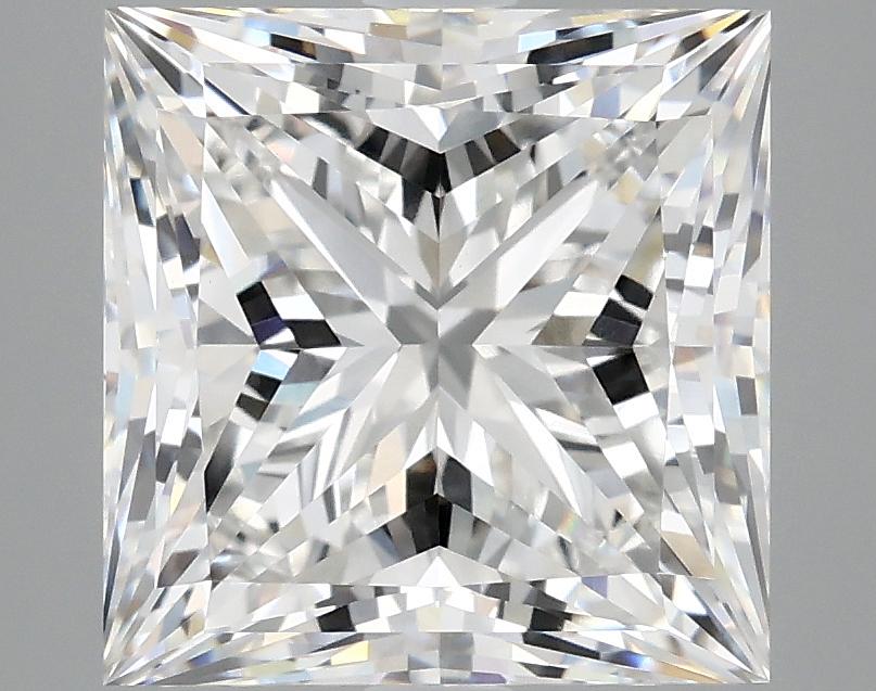4.9 Carat Princess Shaped Ideal Cut VVS2 IGI Certified Lab Grown Diamond