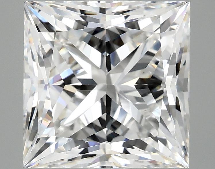 4.11 Carat Princess Shaped Ideal Cut VVS2 IGI Certified Lab Grown Diamond
