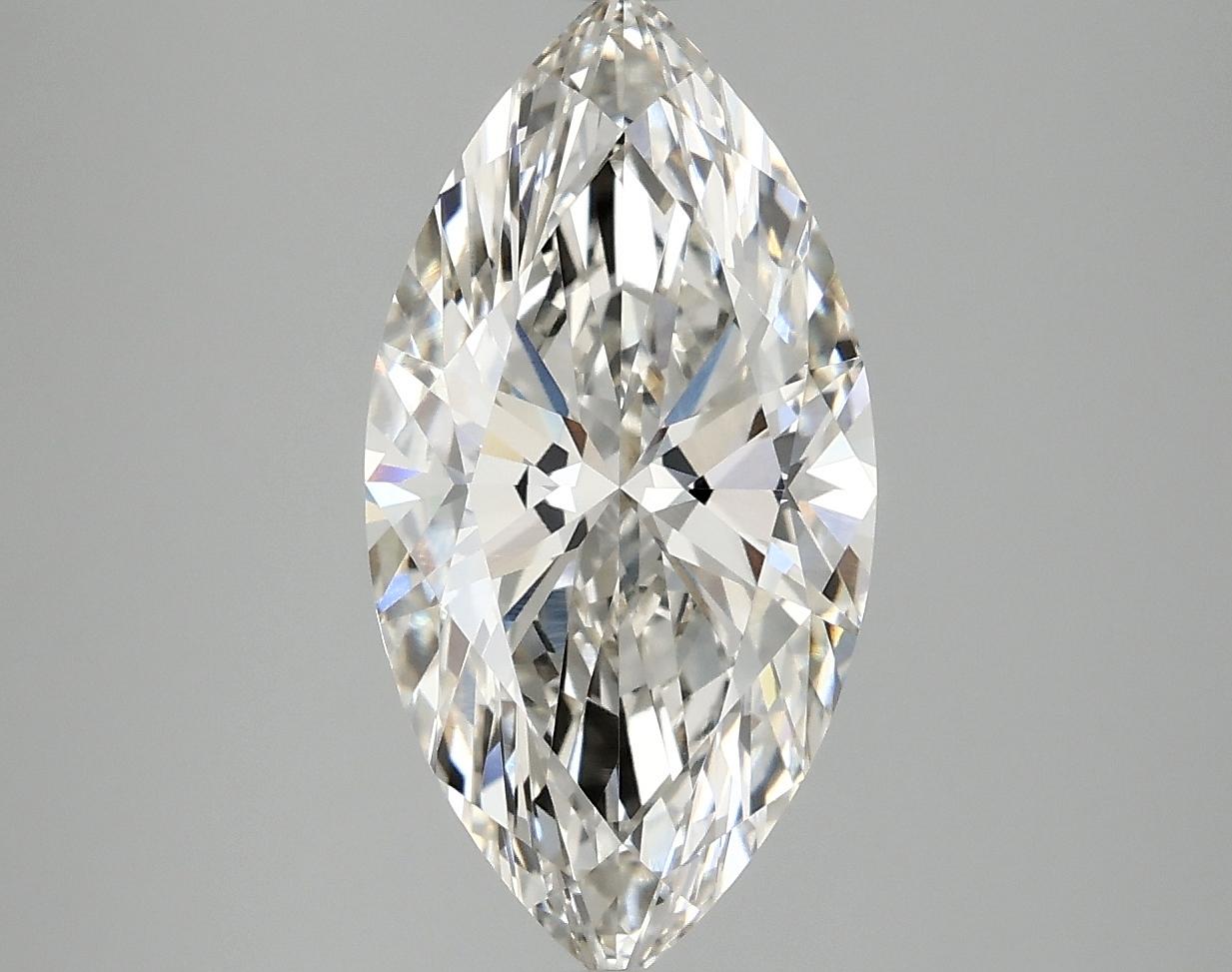 3.1 Carat Marquise Shaped Ideal Cut VVS2 IGI Certified Lab Grown Diamond