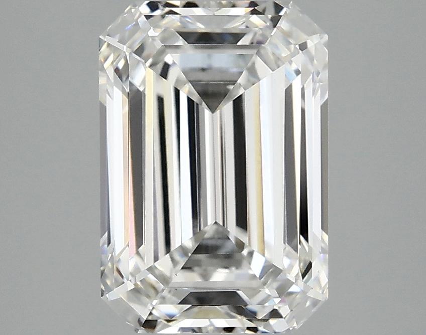 2.89 Carat Emerald Shaped Ideal Cut VS1 IGI Certified Lab Grown Diamond