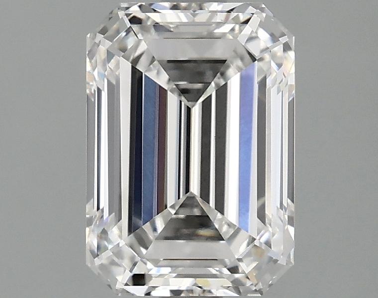 2.1 Carat Emerald Shaped Ideal Cut VS1 IGI Certified Lab Grown Diamond