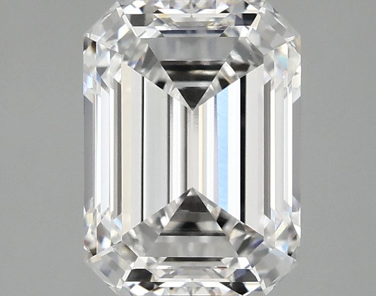 2.59 Carat Emerald Shaped Excellent Cut VVS2 IGI Certified Lab Grown Diamond