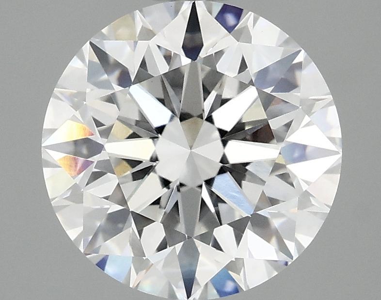 3.08 Carat Round Shaped Excellent Cut VVS2 IGI Certified Lab Grown Diamond