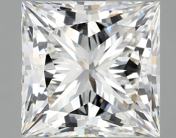 4.14 Carat Princess Shaped Ideal Cut VVS2 IGI Certified Lab Grown Diamond