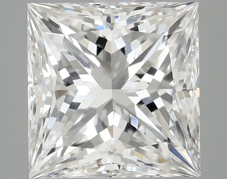 4.05 Carat Princess Shaped Ideal Cut VVS2 IGI Certified Lab Grown Diamond