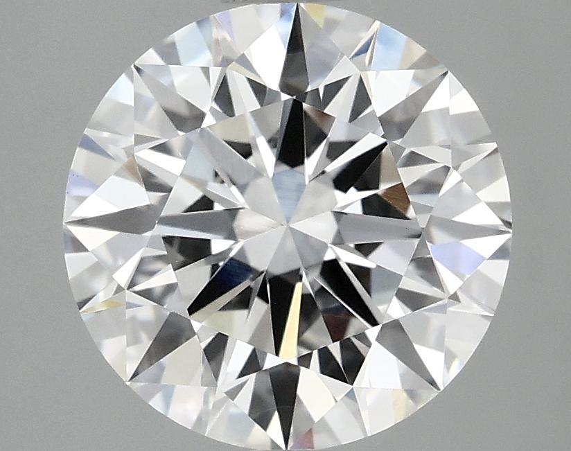 3.06 Carat Round Shaped Ideal Cut VVS2 IGI Certified Lab Grown Diamond