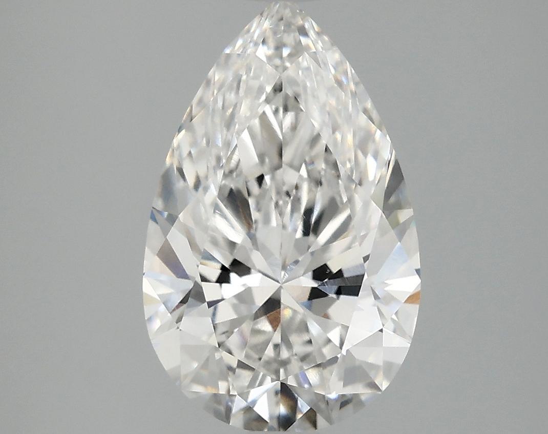 3.04 Carat Pear Shaped Ideal Cut VVS2 IGI Certified Lab Grown Diamond