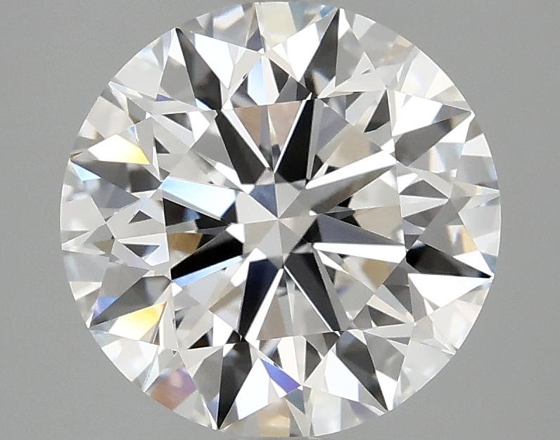 3.08 Carat Round Shaped Excellent Cut VVS2 IGI Certified Lab Grown Diamond
