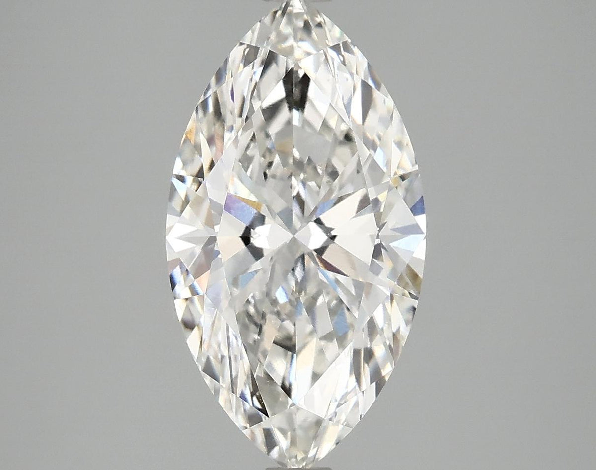 3.1 Carat Marquise Shaped Excellent Cut VVS2 IGI Certified Lab Grown Diamond