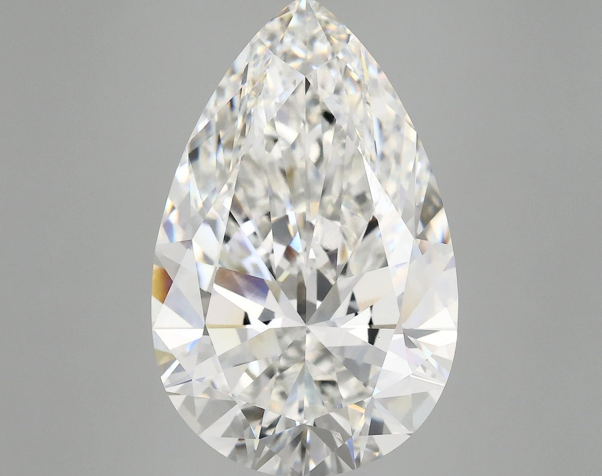 9.73 Carat Pear Shaped Ideal Cut VVS2 IGI Certified Lab Grown Diamond
