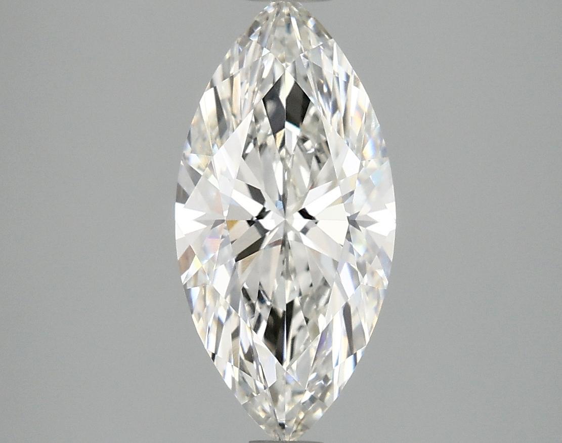 2.08 Carat Marquise Shaped Excellent Cut VVS2 IGI Certified Lab Grown Diamond