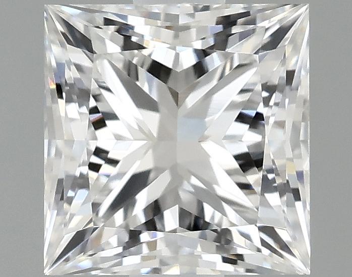 1.23 Carat Princess Shaped Ideal Cut VVS1 IGI Certified Lab Grown Diamond
