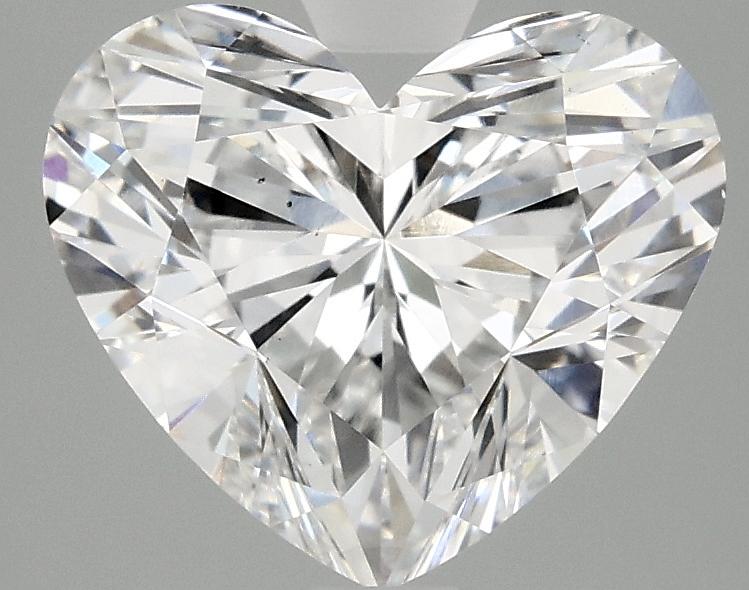 2.98 Carat Heart Shaped Ideal Cut VS1 IGI Certified Lab Grown Diamond