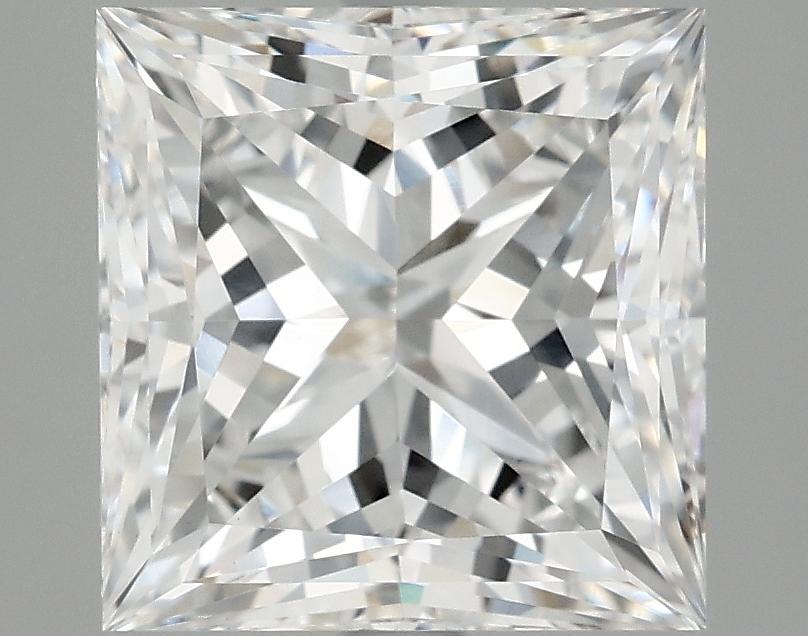 4.45 Carat Princess Shaped Ideal Cut VVS2 IGI Certified Lab Grown Diamond