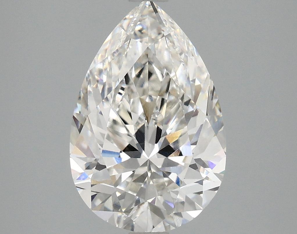 3.02 Carat Pear Shaped Excellent Cut VVS2 IGI Certified Lab Grown Diamond