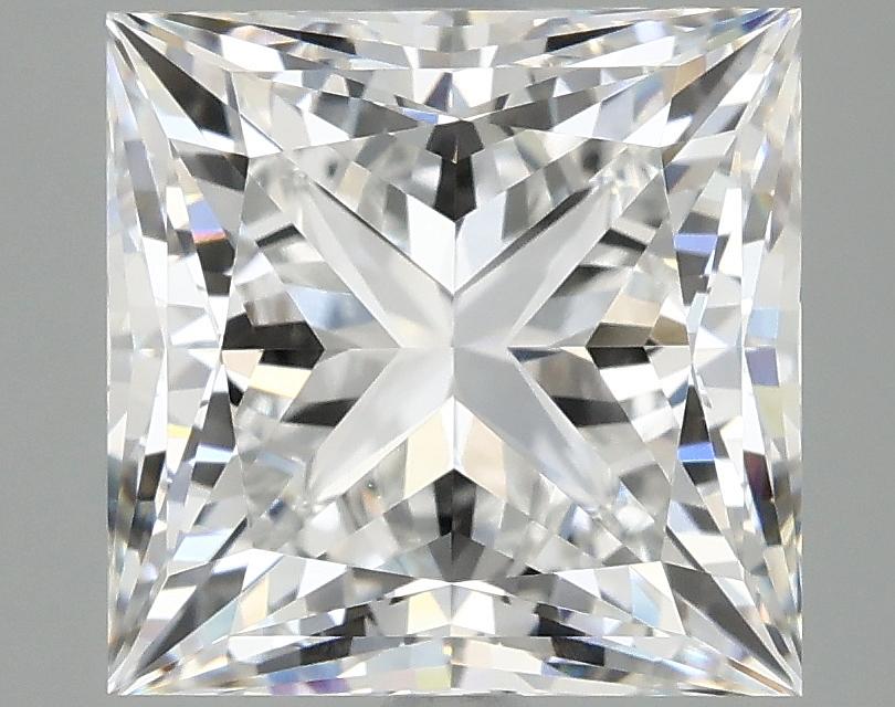 5.06 Carat Princess Shaped Ideal Cut VVS2 IGI Certified Lab Grown Diamond
