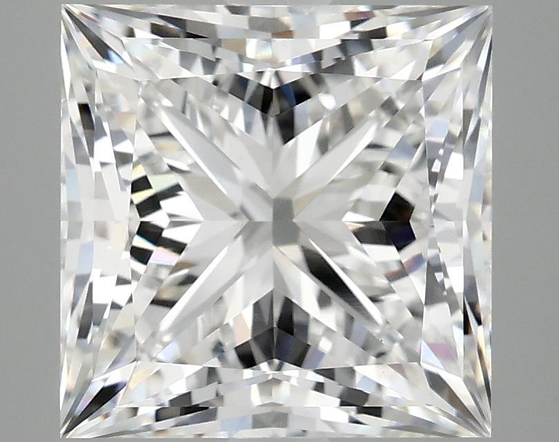 5.06 Carat Princess Shaped Ideal Cut VVS2 IGI Certified Lab Grown Diamond