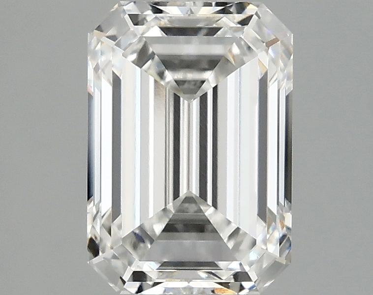 2.1 Carat Emerald Shaped Ideal Cut VVS2 IGI Certified Lab Grown Diamond