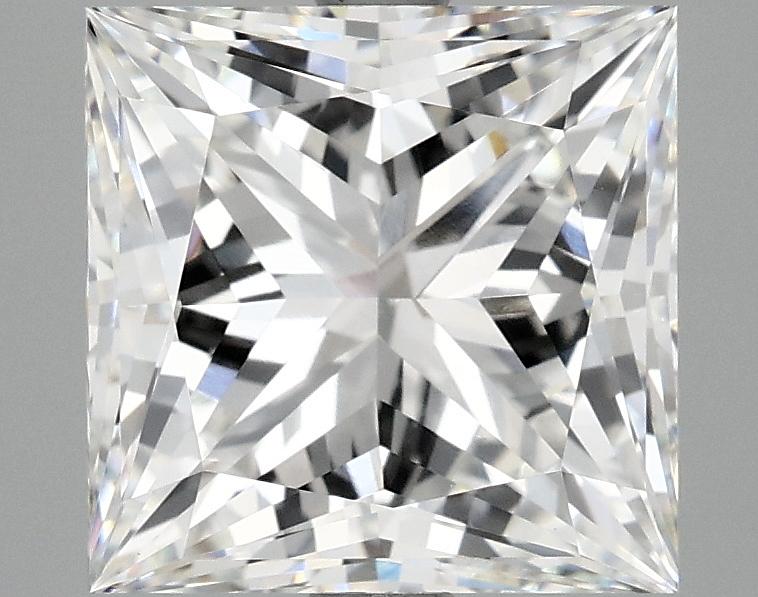 4.17 Carat Princess Shaped Ideal Cut VVS2 IGI Certified Lab Grown Diamond