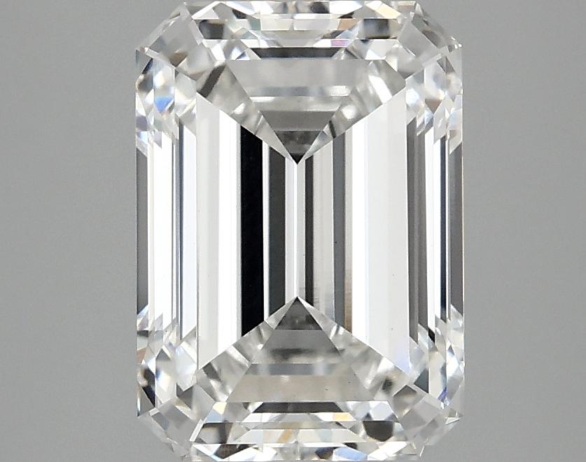 3.09 Carat Emerald Shaped Ideal Cut VVS2 IGI Certified Lab Grown Diamond