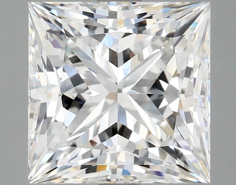 4.13 Carat Princess Shaped Ideal Cut VVS2 IGI Certified Lab Grown Diamond