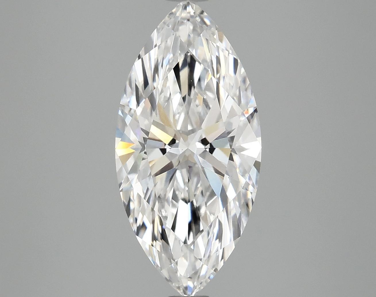 3.03 Carat Marquise Shaped Excellent Cut VS1 IGI Certified Lab Grown Diamond