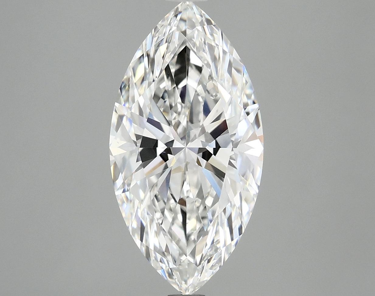 3.03 Carat Marquise Shaped Ideal Cut VS2 IGI Certified Lab Grown Diamond