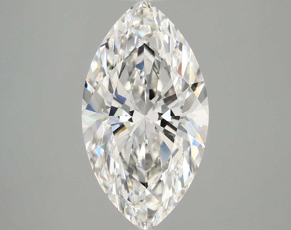 3.09 Carat Marquise Shaped Excellent Cut VVS2 IGI Certified Lab Grown Diamond