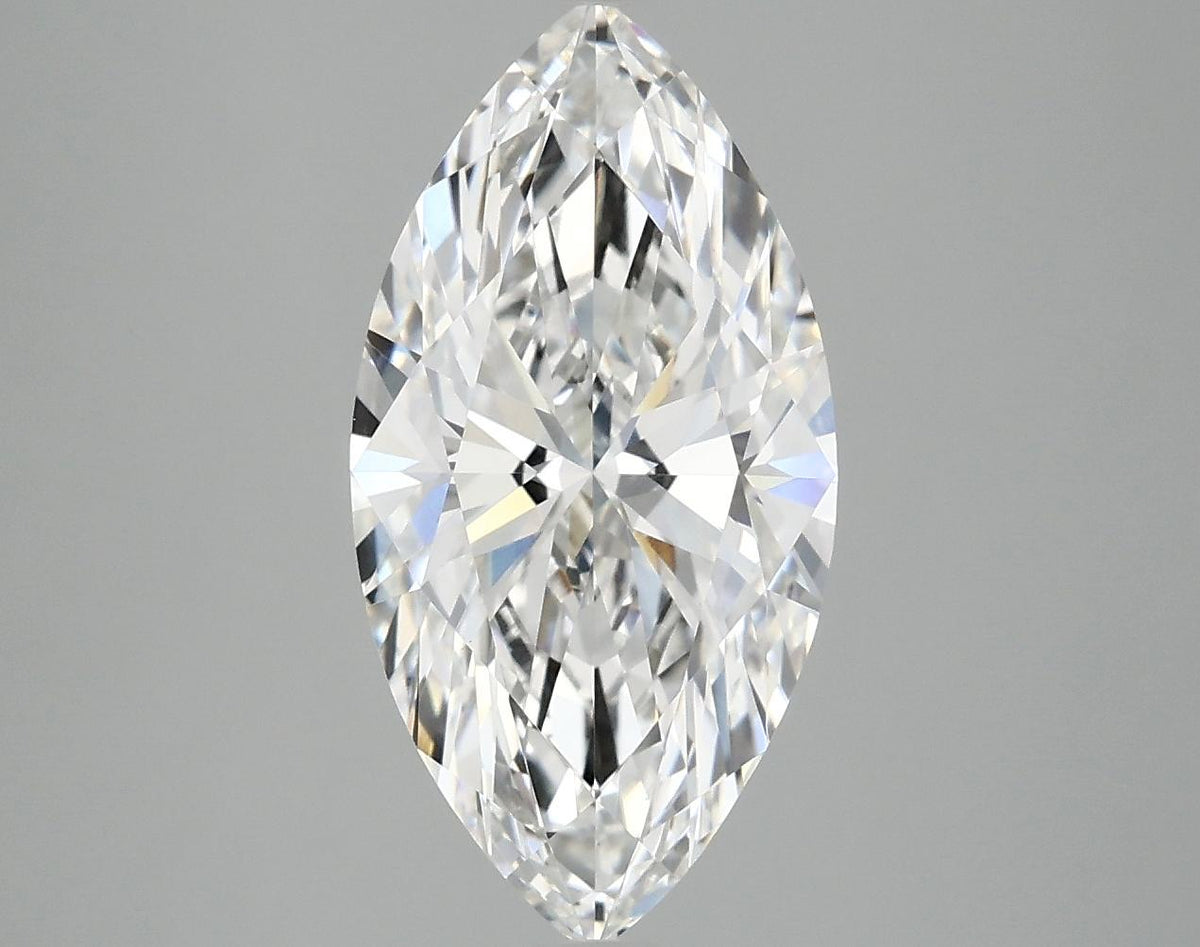 3.1 Carat Marquise Shaped Ideal Cut VVS2 IGI Certified Lab Grown Diamond
