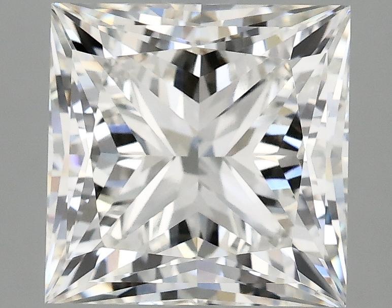 4.04 Carat Princess Shaped Ideal Cut VVS2 IGI Certified Lab Grown Diamond