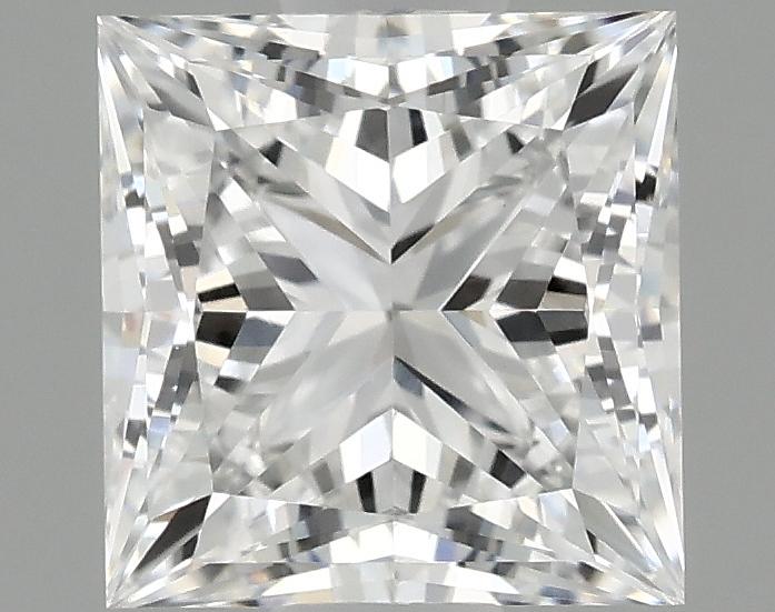 0.98 Carat Princess Shaped Ideal Cut VVS2 IGI Certified Lab Grown Diamond