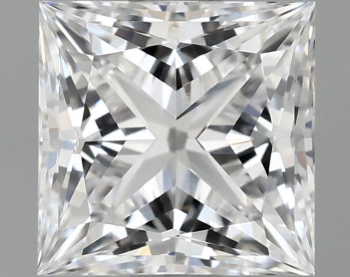 1.09 Carat Princess Shaped Ideal Cut VVS2 IGI Certified Lab Grown Diamond