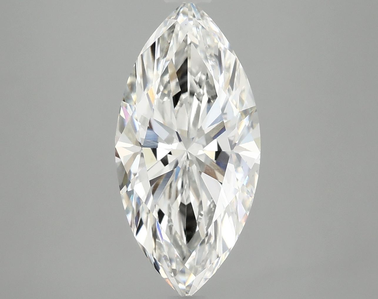 2.98 Carat Marquise Shaped Excellent Cut VS1 IGI Certified Lab Grown Diamond