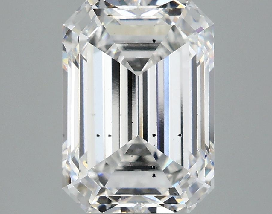 3.99 Carat Emerald Shaped Ideal Cut SI1 IGI Certified Lab Grown Diamond