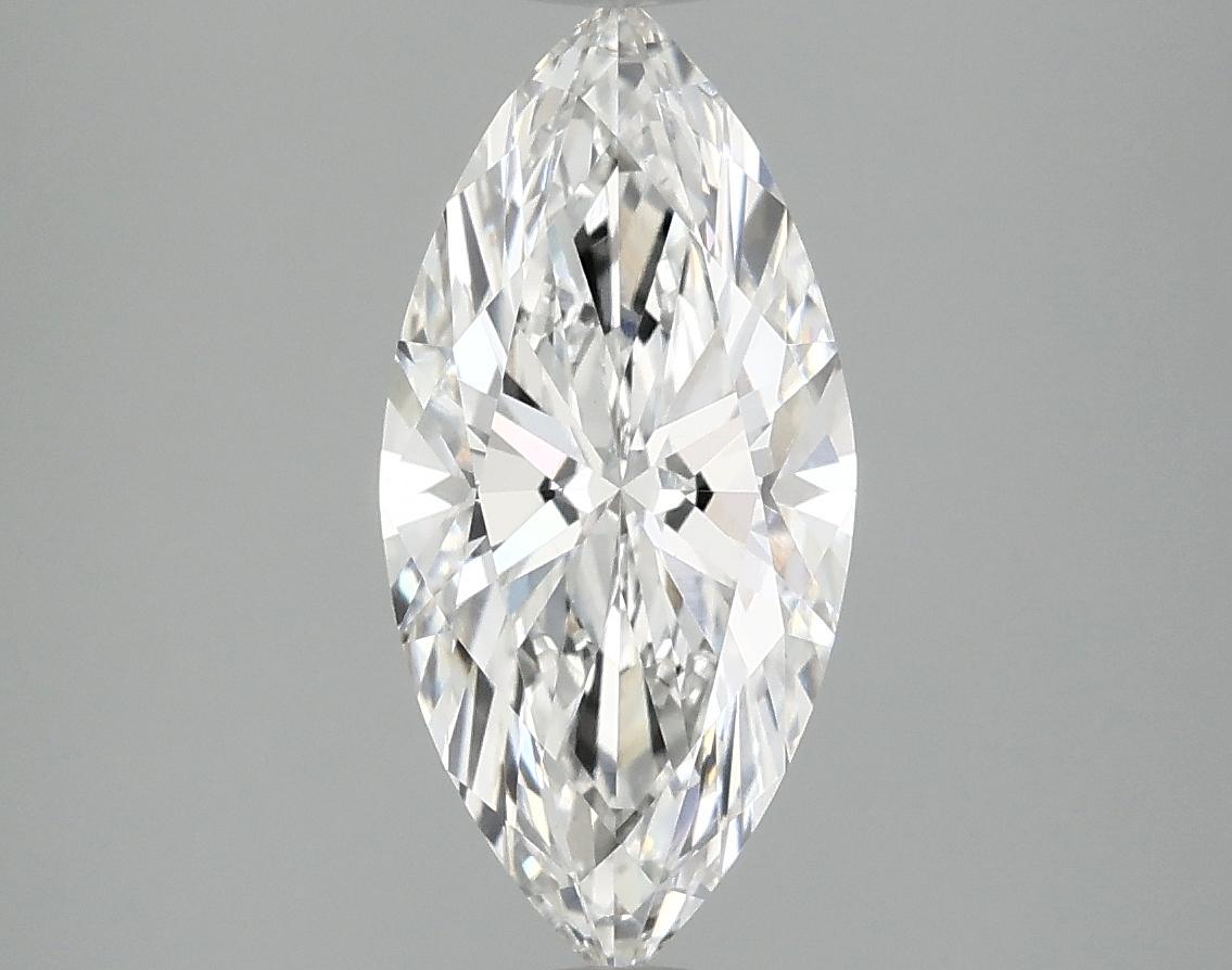 2.02 Carat Marquise Shaped Excellent Cut VVS2 IGI Certified Lab Grown Diamond
