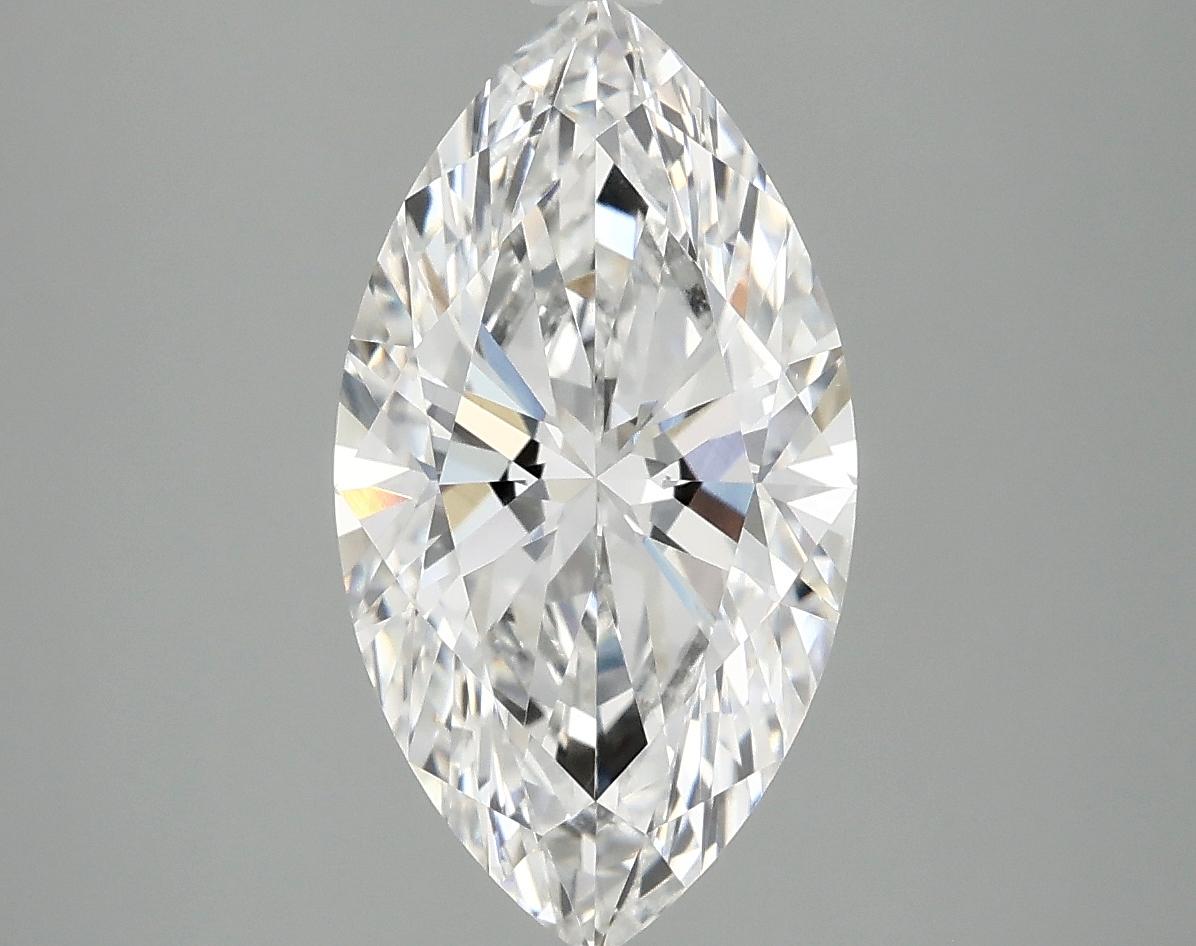 3.09 Carat Marquise Shaped Excellent Cut VVS2 IGI Certified Lab Grown Diamond