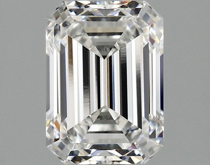 2.07 Carat Emerald Shaped Excellent Cut VVS2 IGI Certified Lab Grown Diamond