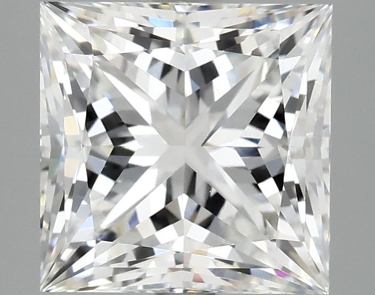 4.09 Carat Princess Shaped Ideal Cut VVS2 IGI Certified Lab Grown Diamond