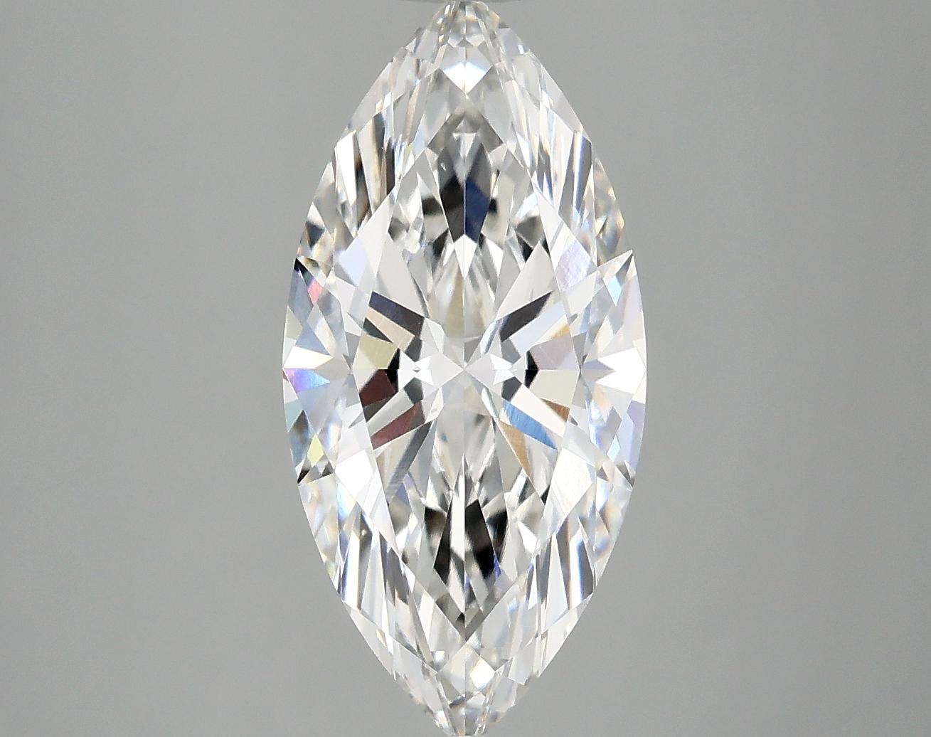 3.07 Carat Marquise Shaped Excellent Cut VS1 IGI Certified Lab Grown Diamond