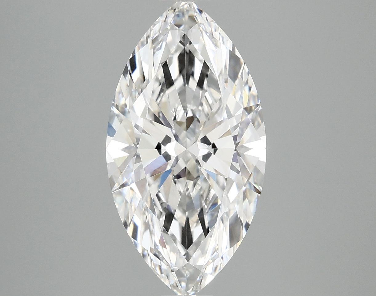 3.02 Carat Marquise Shaped Excellent Cut VVS2 IGI Certified Lab Grown Diamond
