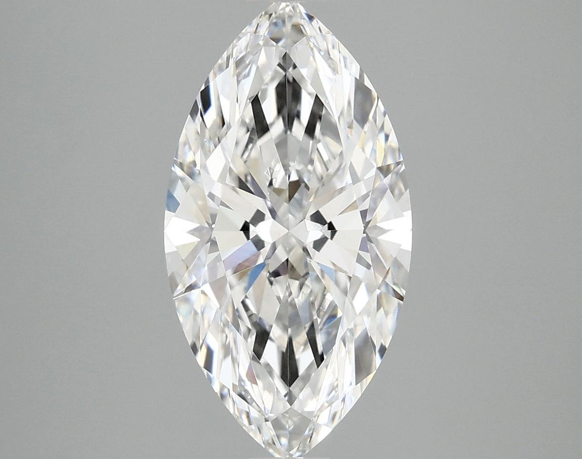 3.02 Carat Marquise Shaped Excellent Cut VVS2 IGI Certified Lab Grown Diamond