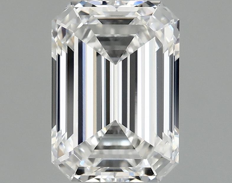 1.07 Carat Emerald Shaped Ideal Cut VVS2 IGI Certified Lab Grown Diamond