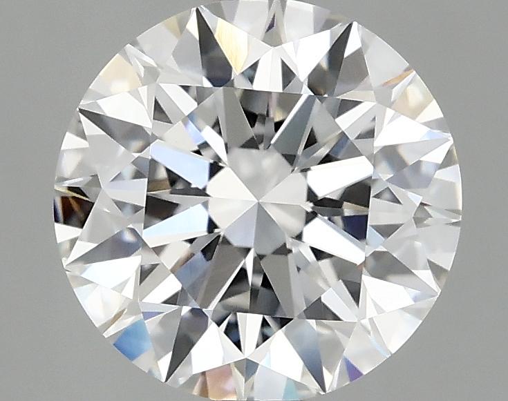 2.58 Carat Round Shaped Excellent Cut VVS2 IGI Certified Lab Grown Diamond