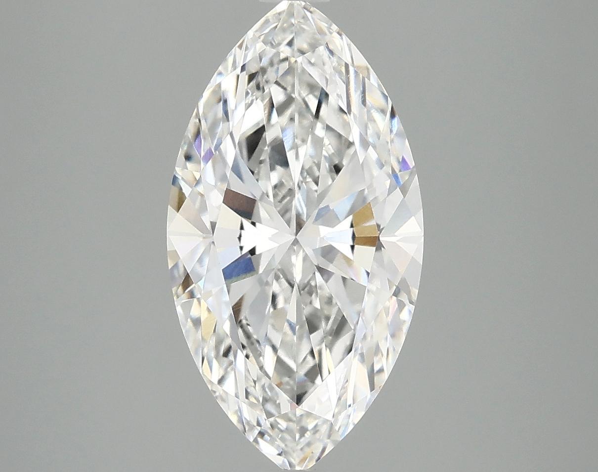 3.0 Carat Marquise Shaped Excellent Cut VVS2 IGI Certified Lab Grown Diamond